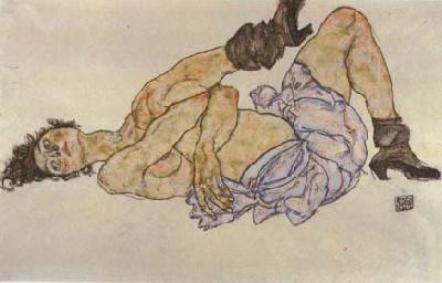 Egon Schiele Reclining Female Nude (mk12)